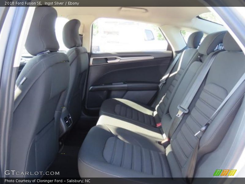Ingot Silver / Ebony 2018 Ford Fusion SE