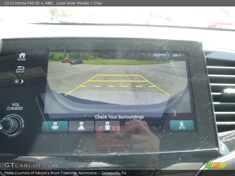 Lunar Silver Metallic / Gray 2019 Honda Pilot EX-L AWD