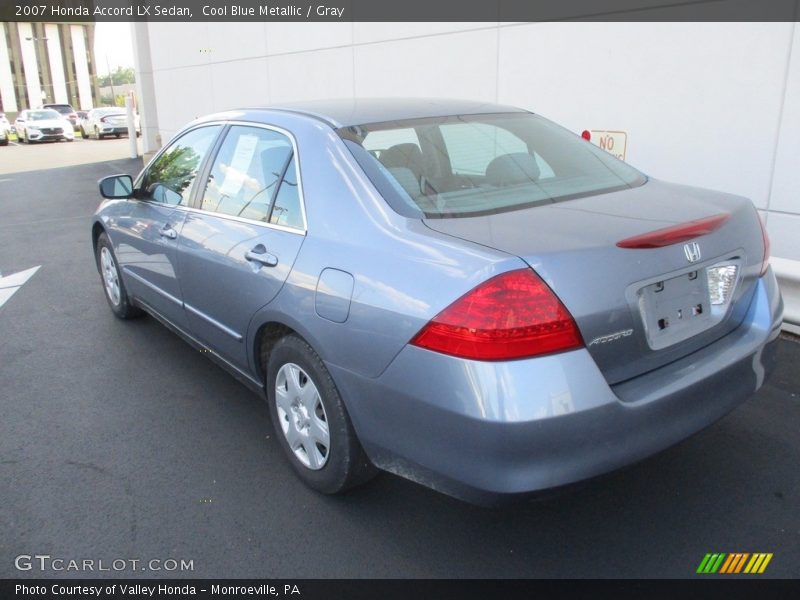 Cool Blue Metallic / Gray 2007 Honda Accord LX Sedan