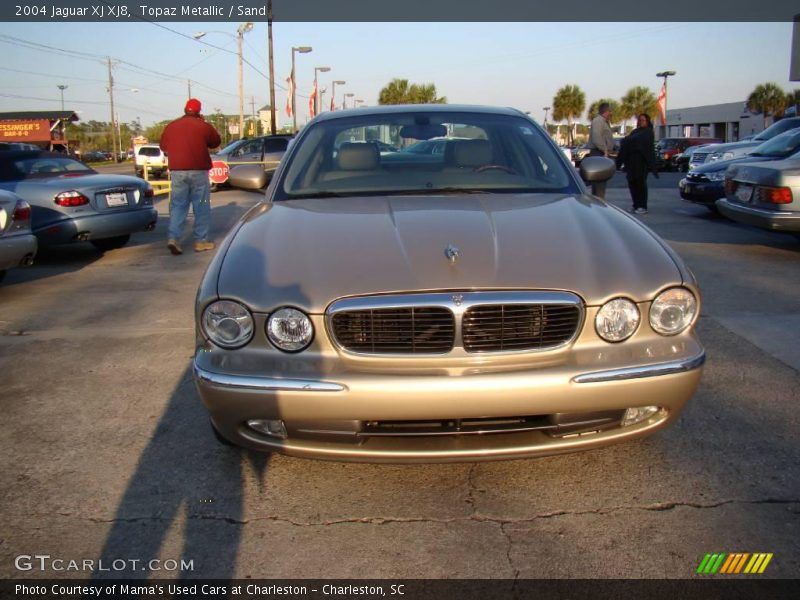 Topaz Metallic / Sand 2004 Jaguar XJ XJ8