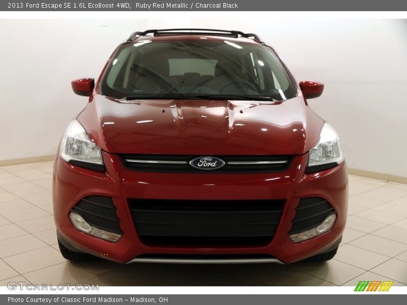 Ruby Red Metallic / Charcoal Black 2013 Ford Escape SE 1.6L EcoBoost 4WD