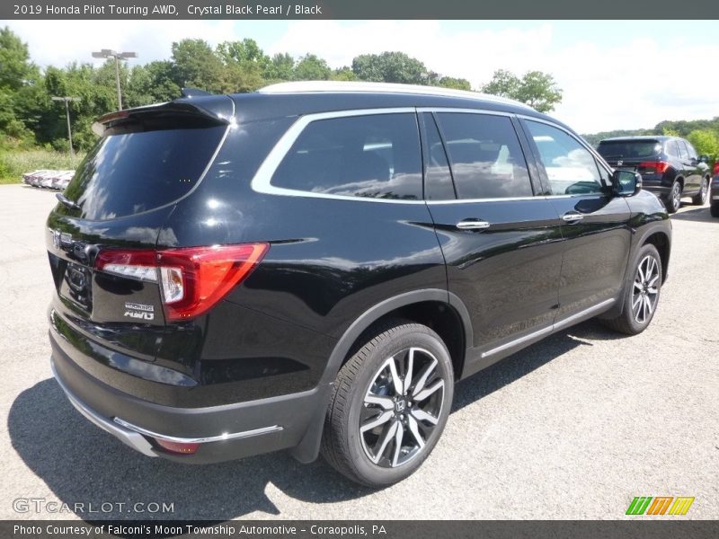 Crystal Black Pearl / Black 2019 Honda Pilot Touring AWD