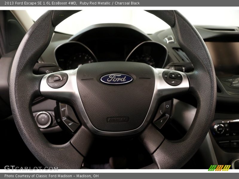 Ruby Red Metallic / Charcoal Black 2013 Ford Escape SE 1.6L EcoBoost 4WD