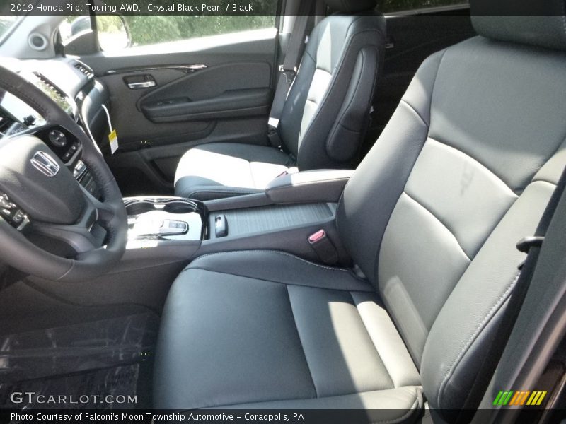 Crystal Black Pearl / Black 2019 Honda Pilot Touring AWD