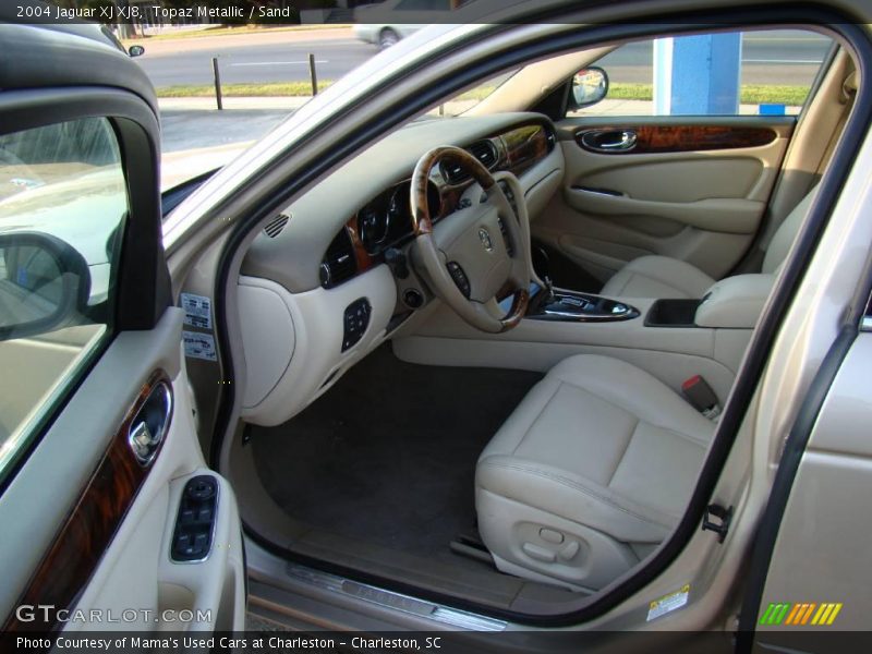 Topaz Metallic / Sand 2004 Jaguar XJ XJ8