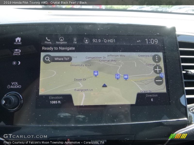 Crystal Black Pearl / Black 2019 Honda Pilot Touring AWD
