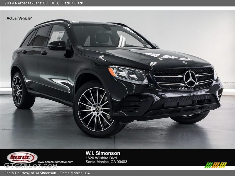 Black / Black 2019 Mercedes-Benz GLC 300