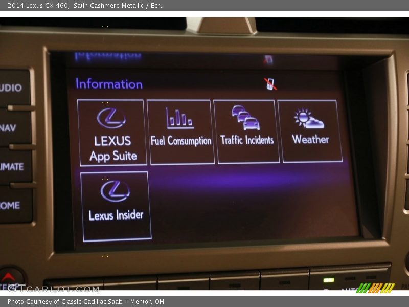 Satin Cashmere Metallic / Ecru 2014 Lexus GX 460