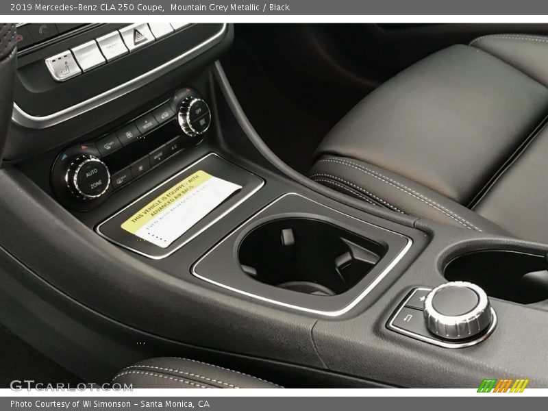 Mountain Grey Metallic / Black 2019 Mercedes-Benz CLA 250 Coupe