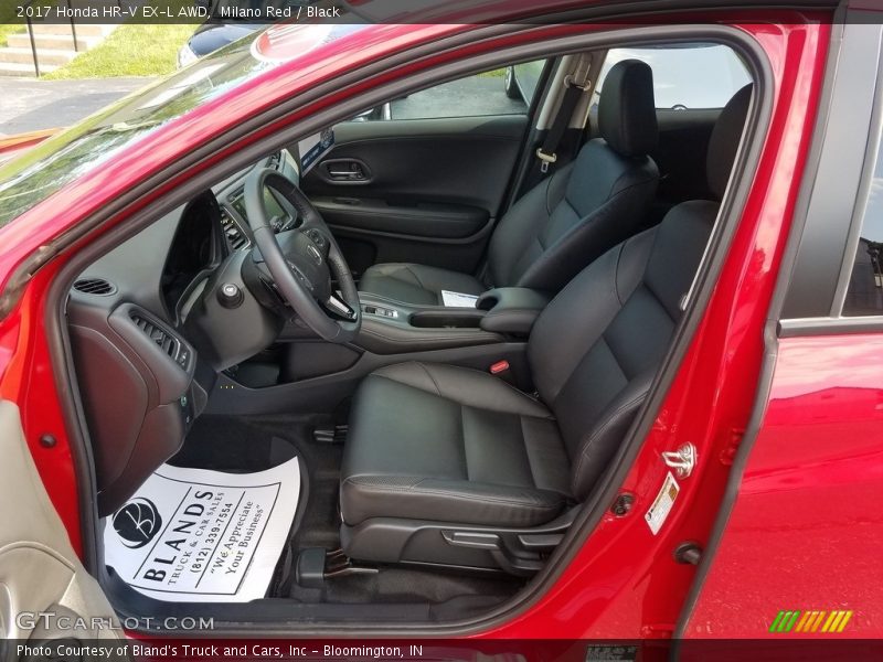 Milano Red / Black 2017 Honda HR-V EX-L AWD