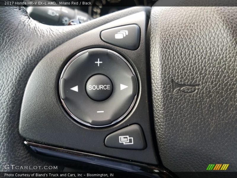Milano Red / Black 2017 Honda HR-V EX-L AWD
