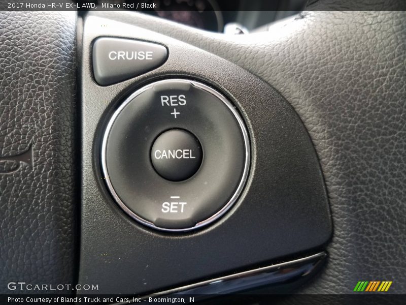 Milano Red / Black 2017 Honda HR-V EX-L AWD