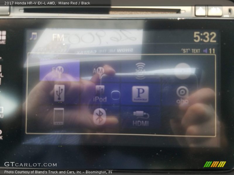 Milano Red / Black 2017 Honda HR-V EX-L AWD