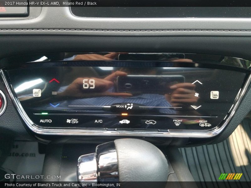 Milano Red / Black 2017 Honda HR-V EX-L AWD