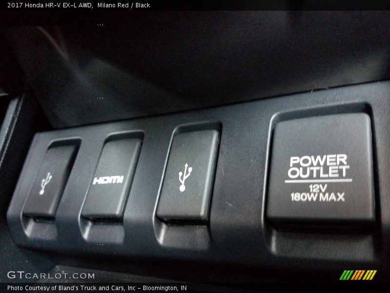 Milano Red / Black 2017 Honda HR-V EX-L AWD