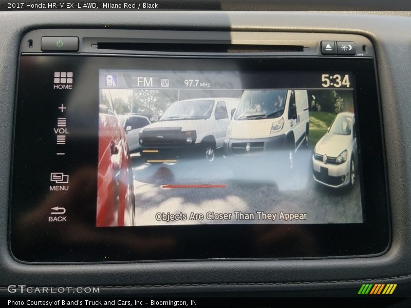 Milano Red / Black 2017 Honda HR-V EX-L AWD
