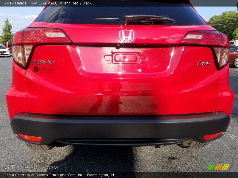 Milano Red / Black 2017 Honda HR-V EX-L AWD