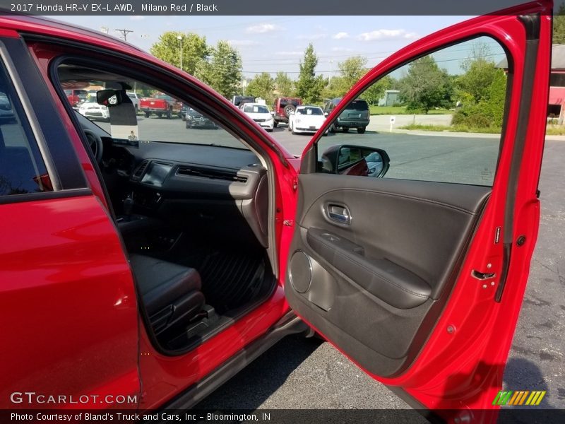 Milano Red / Black 2017 Honda HR-V EX-L AWD