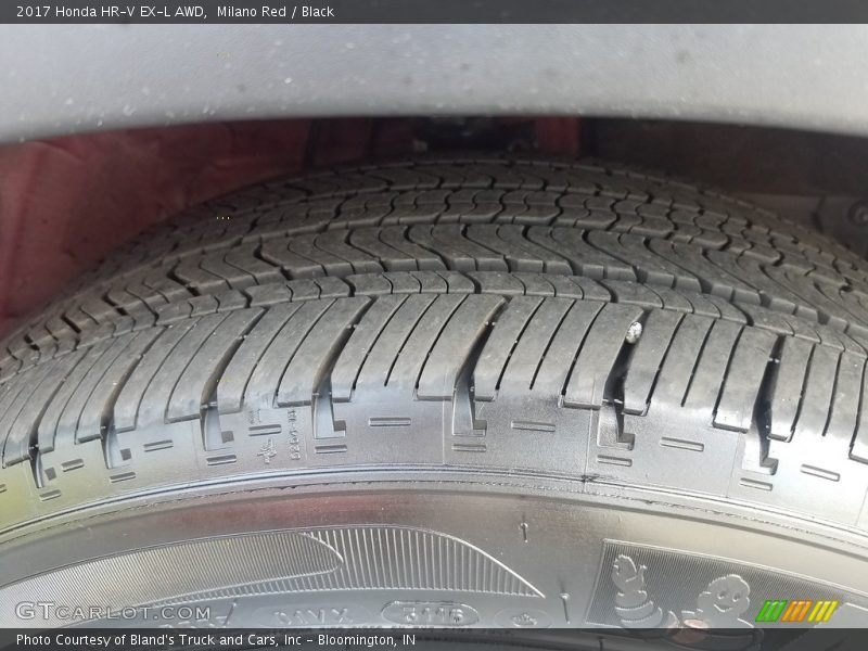 Milano Red / Black 2017 Honda HR-V EX-L AWD