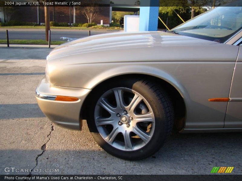 Topaz Metallic / Sand 2004 Jaguar XJ XJ8