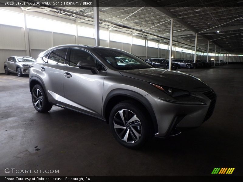 Sonic Titanium / Black 2019 Lexus NX 300 AWD