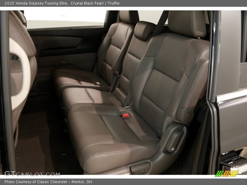 Crystal Black Pearl / Truffle 2015 Honda Odyssey Touring Elite