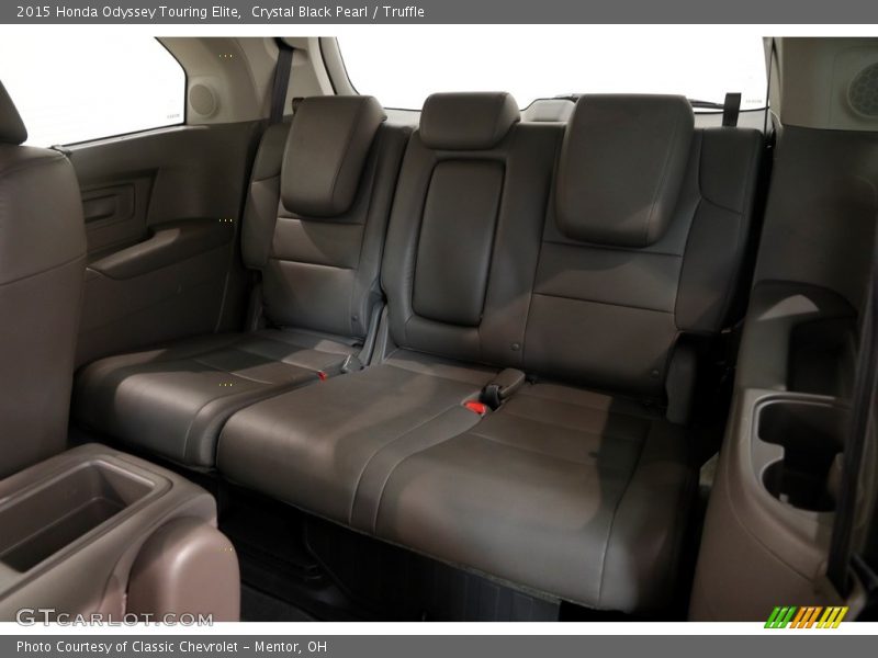Crystal Black Pearl / Truffle 2015 Honda Odyssey Touring Elite