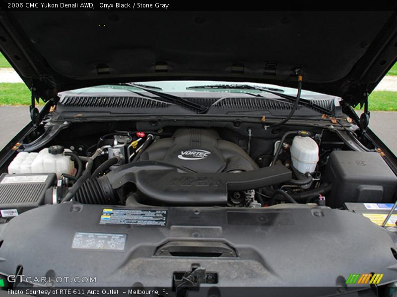 Onyx Black / Stone Gray 2006 GMC Yukon Denali AWD