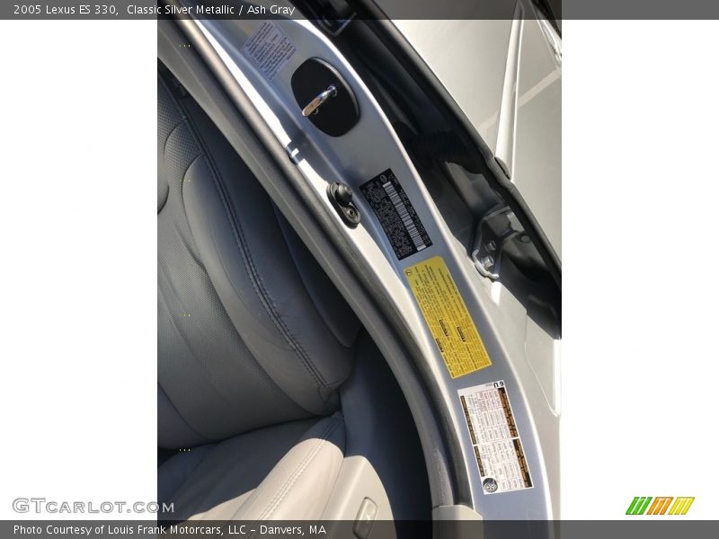 Classic Silver Metallic / Ash Gray 2005 Lexus ES 330