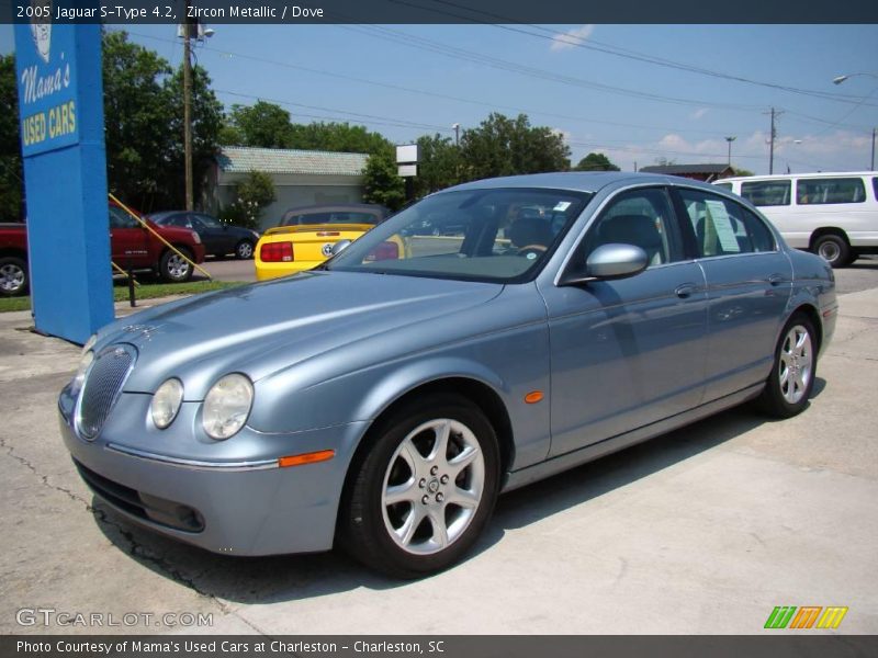 Zircon Metallic / Dove 2005 Jaguar S-Type 4.2
