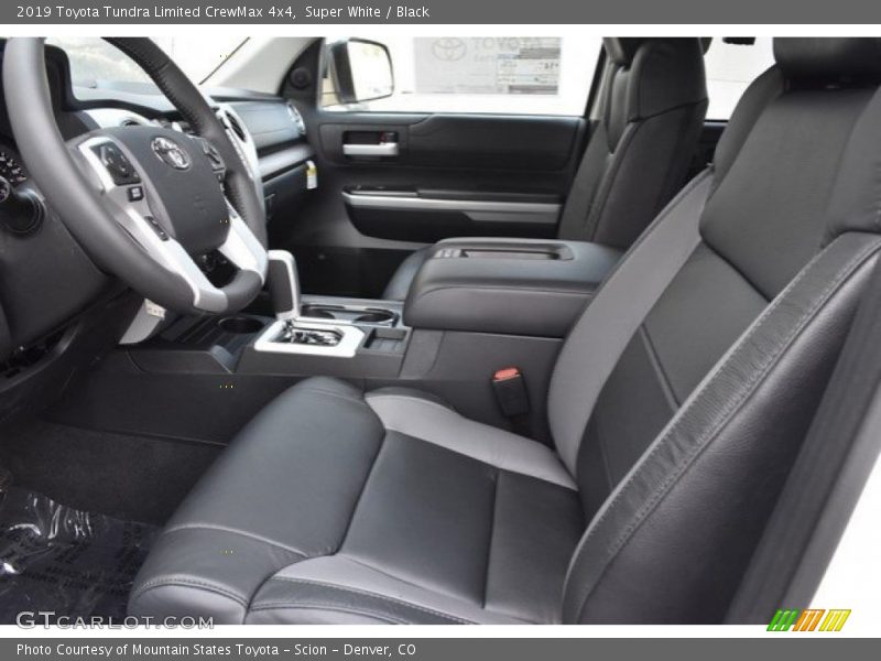 Front Seat of 2019 Tundra Limited CrewMax 4x4