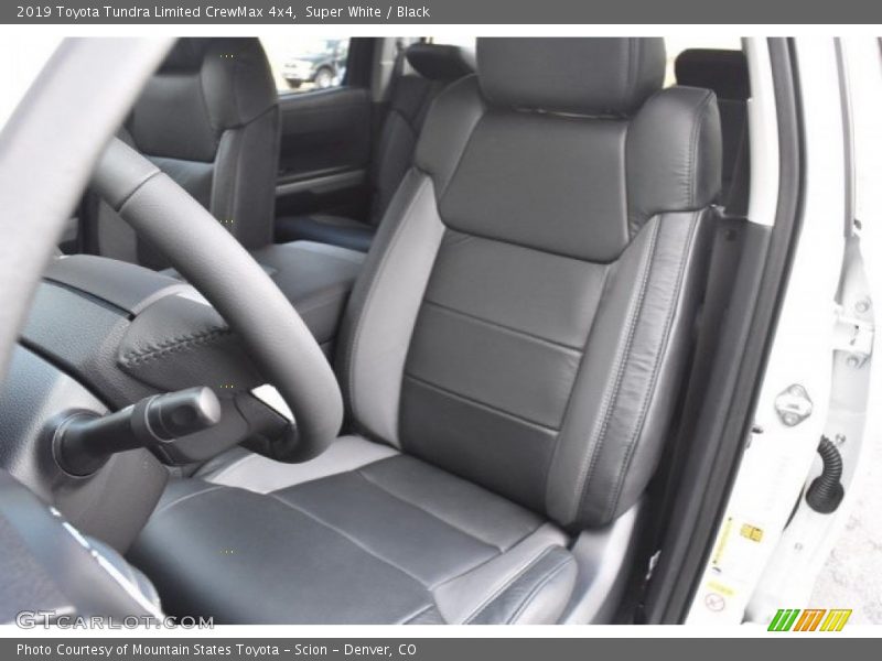 Front Seat of 2019 Tundra Limited CrewMax 4x4