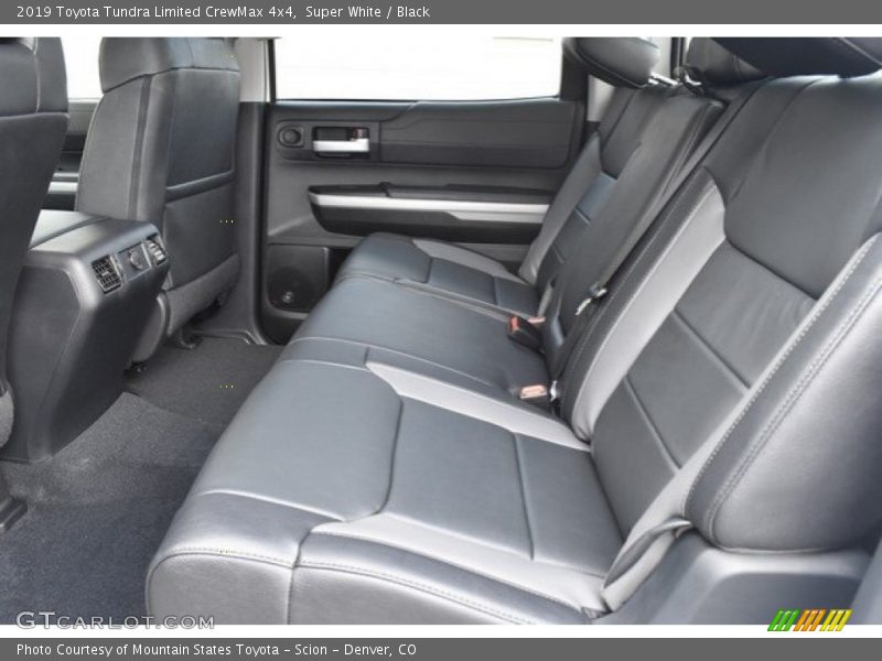 Rear Seat of 2019 Tundra Limited CrewMax 4x4