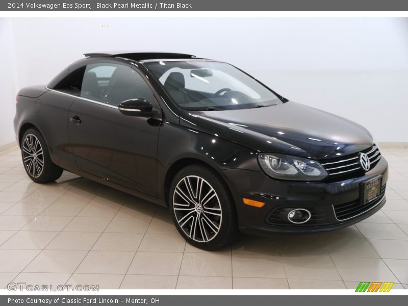 Black Pearl Metallic / Titan Black 2014 Volkswagen Eos Sport