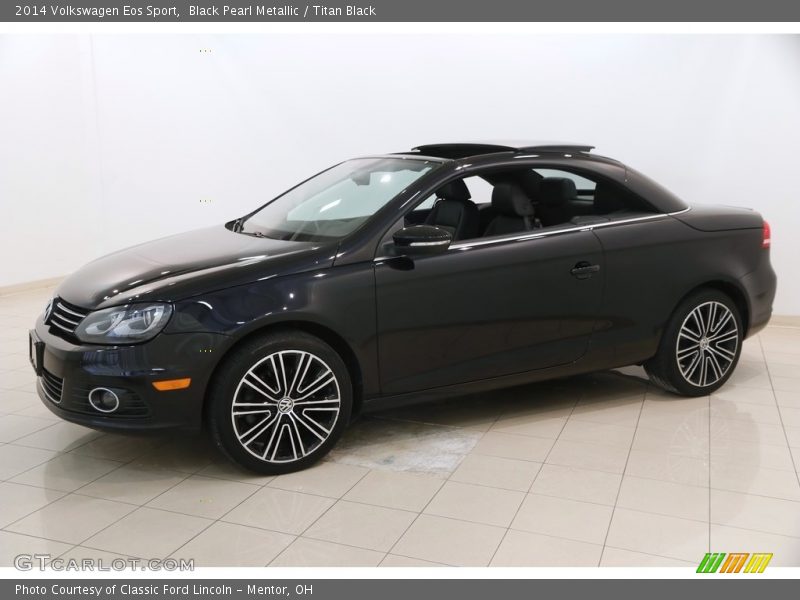 Black Pearl Metallic / Titan Black 2014 Volkswagen Eos Sport