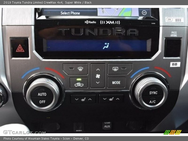 Controls of 2019 Tundra Limited CrewMax 4x4