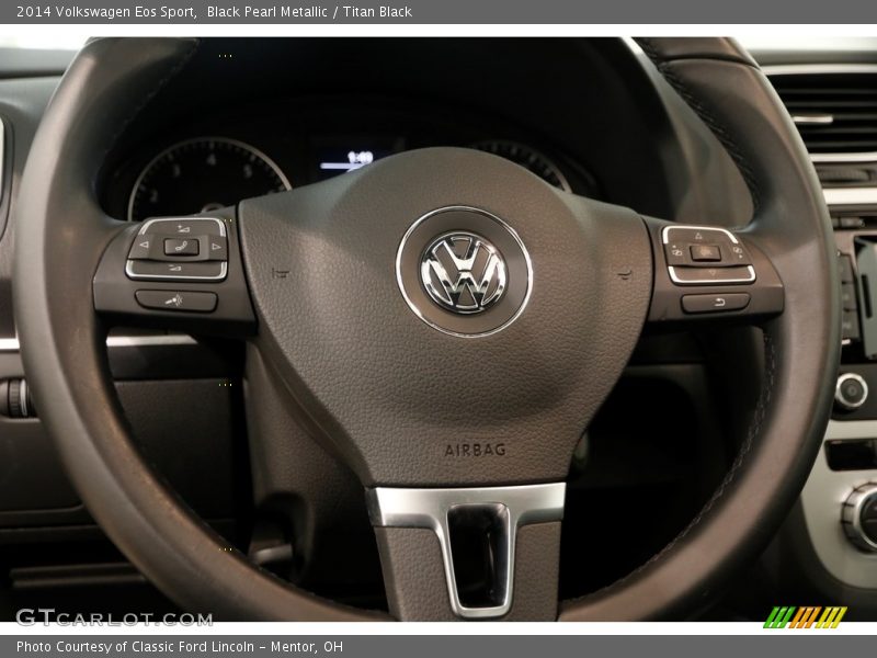 Black Pearl Metallic / Titan Black 2014 Volkswagen Eos Sport