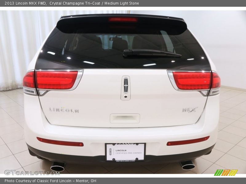 Crystal Champagne Tri-Coat / Medium Light Stone 2013 Lincoln MKX FWD