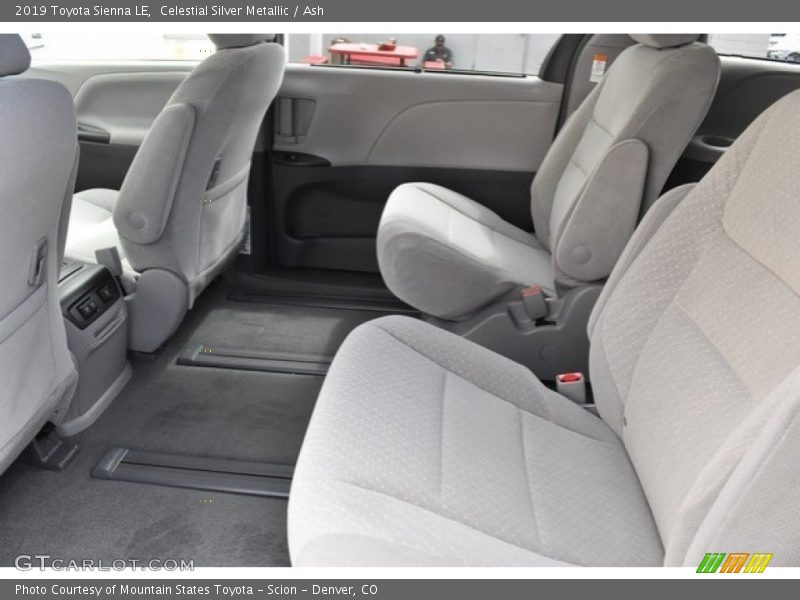 Rear Seat of 2019 Sienna LE