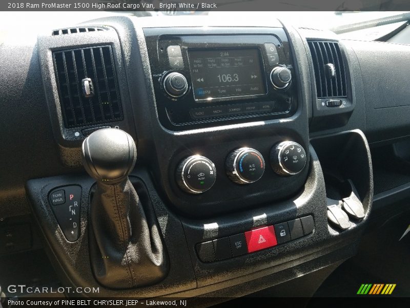 Bright White / Black 2018 Ram ProMaster 1500 High Roof Cargo Van