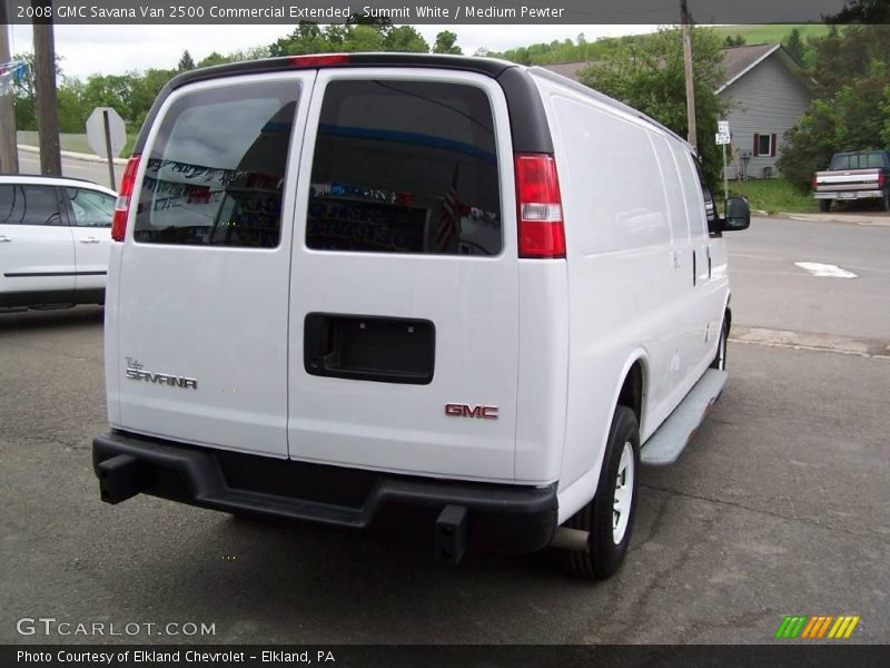 Summit White / Medium Pewter 2008 GMC Savana Van 2500 Commercial Extended