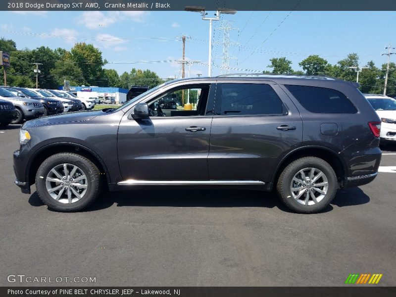 Granite Metallic / Black 2018 Dodge Durango SXT AWD