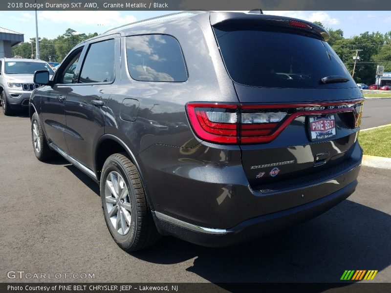Granite Metallic / Black 2018 Dodge Durango SXT AWD