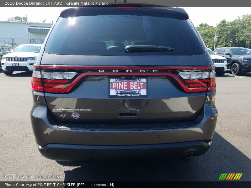 Granite Metallic / Black 2018 Dodge Durango SXT AWD