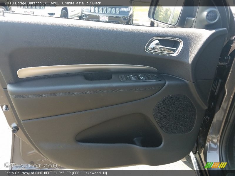 Granite Metallic / Black 2018 Dodge Durango SXT AWD