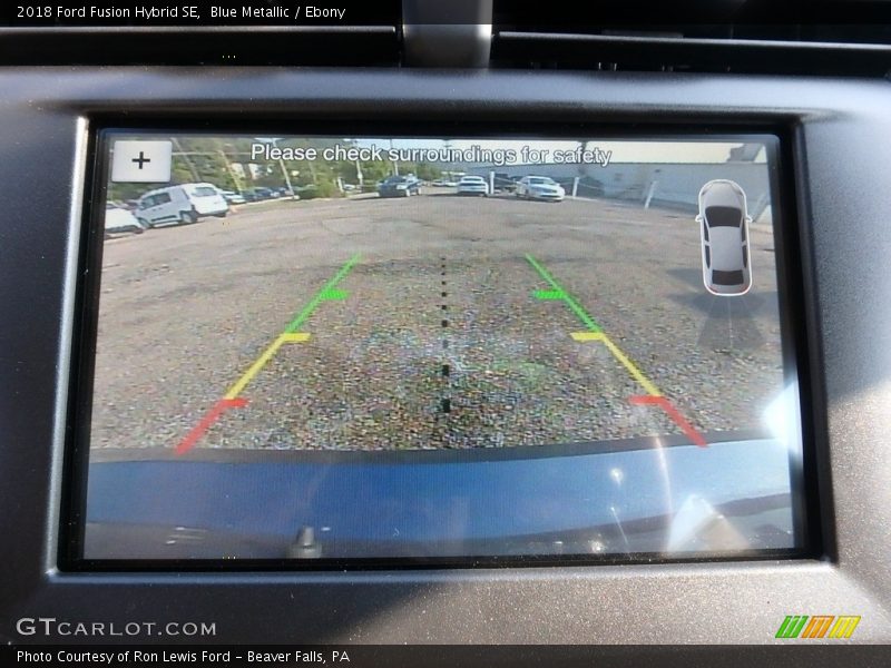 Blue Metallic / Ebony 2018 Ford Fusion Hybrid SE