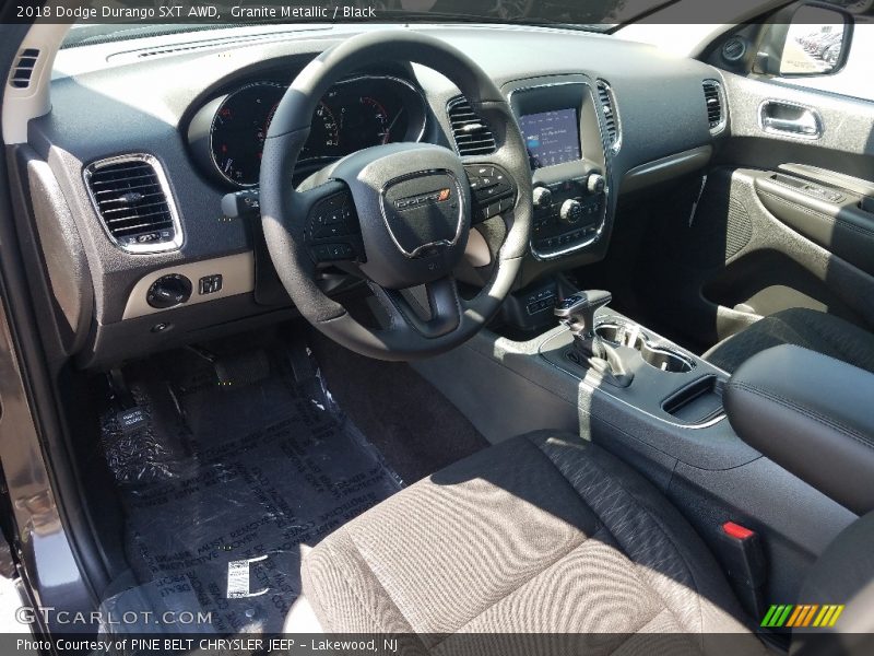 Granite Metallic / Black 2018 Dodge Durango SXT AWD