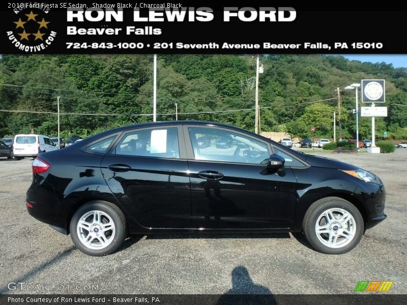 Shadow Black / Charcoal Black 2018 Ford Fiesta SE Sedan