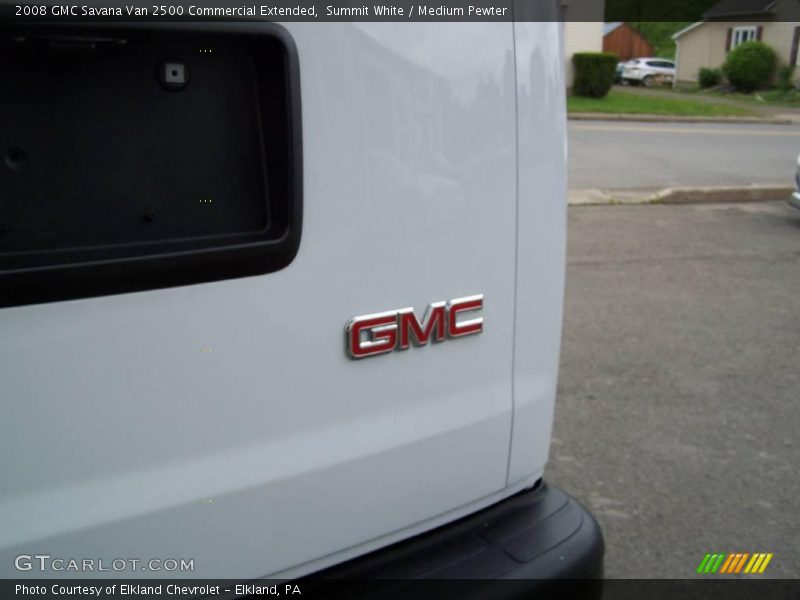 Summit White / Medium Pewter 2008 GMC Savana Van 2500 Commercial Extended