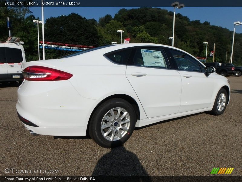 Oxford White / Ebony 2018 Ford Fusion S